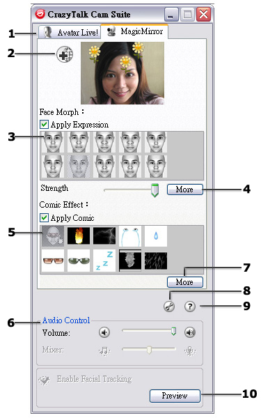 MagicMirror Arayüzü: 1. Modlar 2. 3. 4.