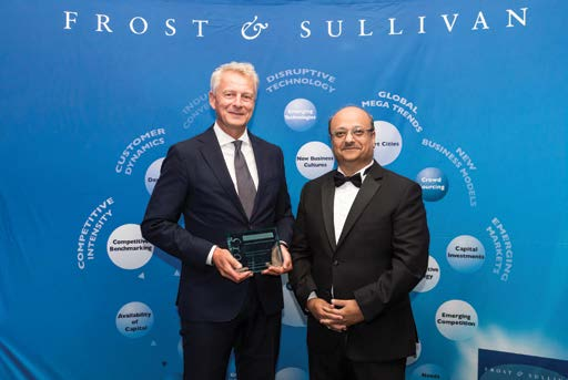 ENDÜSTRİ OTOMASYON HABERLER 2015 Frost & Sullivan Ödülü Bina Teknolojileri Bölümü üstün hizmet ve çözümleri nedeniyle ödüle layık görüldü.