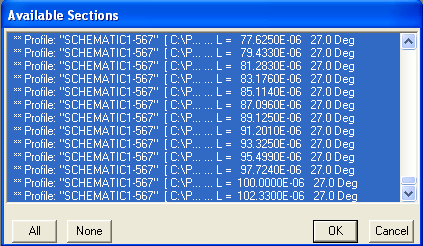 Şimdi simülasyon ayarlarını yapacağız. Menüden PSpice New Simulation Profile seçilir. Açılan alt pencereye bir isim girilir. Tamam butonuna basıldıktan sonra Simulation Settings penceresi açılır.