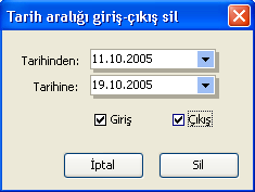 Burada üst taraftaki seçilen tarihte, giriş-çıkışı olsun olmasın seçilen tüm personel alt alta listelenecektir. Bu liste üzerinde giriş ve çıkış saatleri eklemek ve düzeltmek daha hızlı olacaktır.