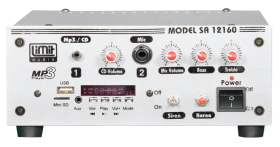 SA 1280 USB 12 VDC 80 W 2 Kanal Girişli (1 kanal ¼ " TRS jack mic. input / 1 kanal RCA line input). MP3 Player. Her kanalda volume ve master kontrol. Siren ve korna. 80 Watt çıkış gücünde.