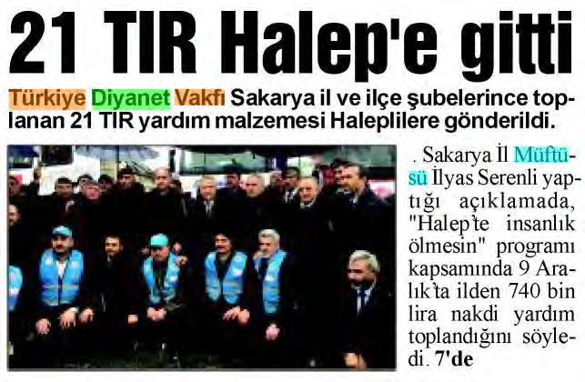 SAKARYA HALK Tarih : 30.12.