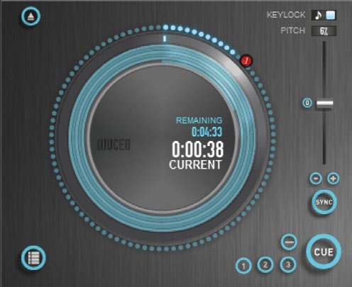 7 8 HVDN KONTROL KULLNM CUE NOKTSI YERLEŞTİRME Cue noktası, müzik parçasına yerleştirebileceğiniz bir işarettir. Parçanın o noktadan çalmaya başlamasını sağlar. 8.1 düğmesine basarak örneğin deck 'da yüklü parçaya bir Cue noktası yerleştirin.