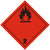 Tehlike etiketleri (IATA) : 2.1 : ADN Kirletici Salınım ve Taşınım Kaydedicileri : 2.1 Tehlike etiketleri (ADN) : 2.1 : RID Nakliye için tehlike sınıfı/sınıfları (RID) : 2.