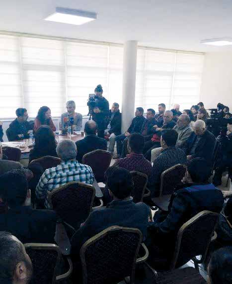 Foto: Aykut Gündoğdu Mistefe, Serdar Hemereş, Xelîl Loqa, Bedirxan Mihemed, Fîkrî Berojî, Zerdeşt Ehmed, Dilşad Mistefe hin ji van derhêneran in.