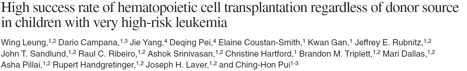 sız The first message of our study is that haplohsct should not be considered an option if complete remission is not achieved before transplantation.