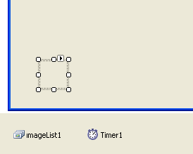 34 Grafiksel işlemler (işlenmedi) Resbak.sln Sayfamıza bir timer, bir imagelist ekliyoruz Dim y, i As Integer Private Sub Timer1_Tick(ByVal sender As System.Object, ByVal e As System.