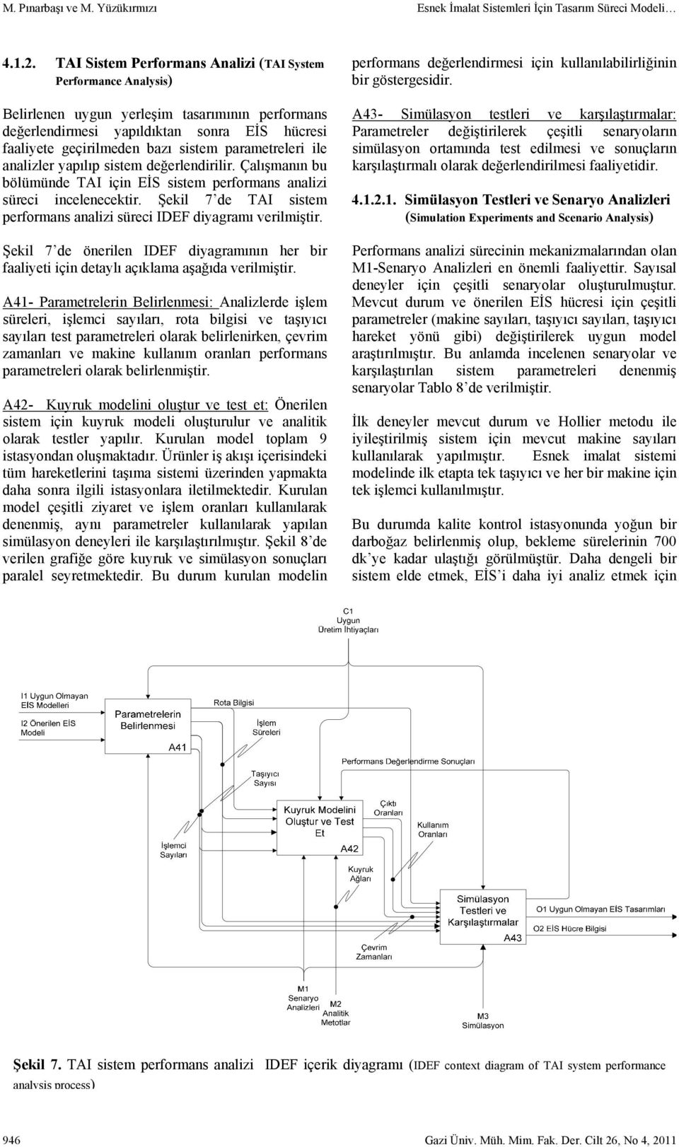 parametreleri ile analizler yapılıp sistem değerlendirilir. Çalışmanın bu bölümünde TAI için EİS sistem performans analizi süreci incelenecektir.