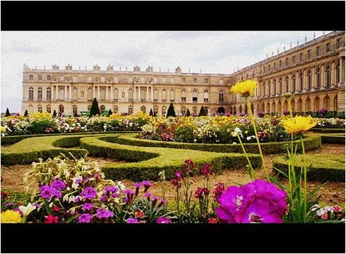 Versailles( Paris- Fransa) Bina ile bahçe ölçü ve stil bakımından birlik