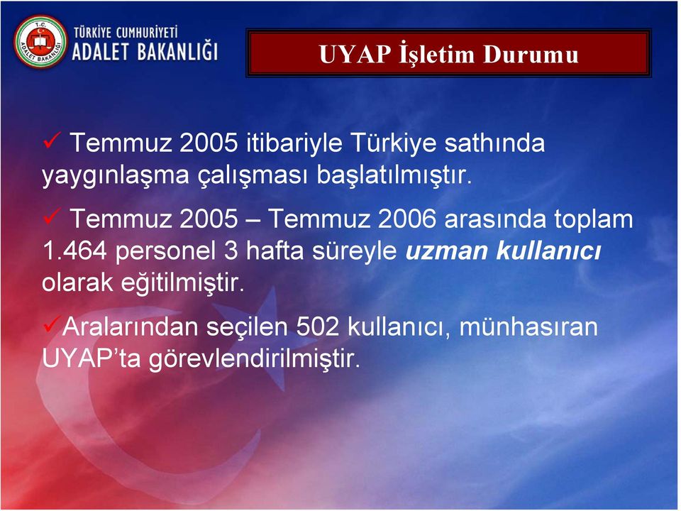 Temmuz 2005 Temmuz 2006 arasında toplam 1.