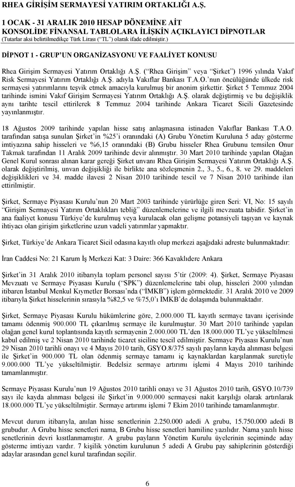 rket 5 Temmuz 2004 tarihinde ismini Vakıf GiriĢim Sermayesi Yatırım Ortaklığı A.ġ.