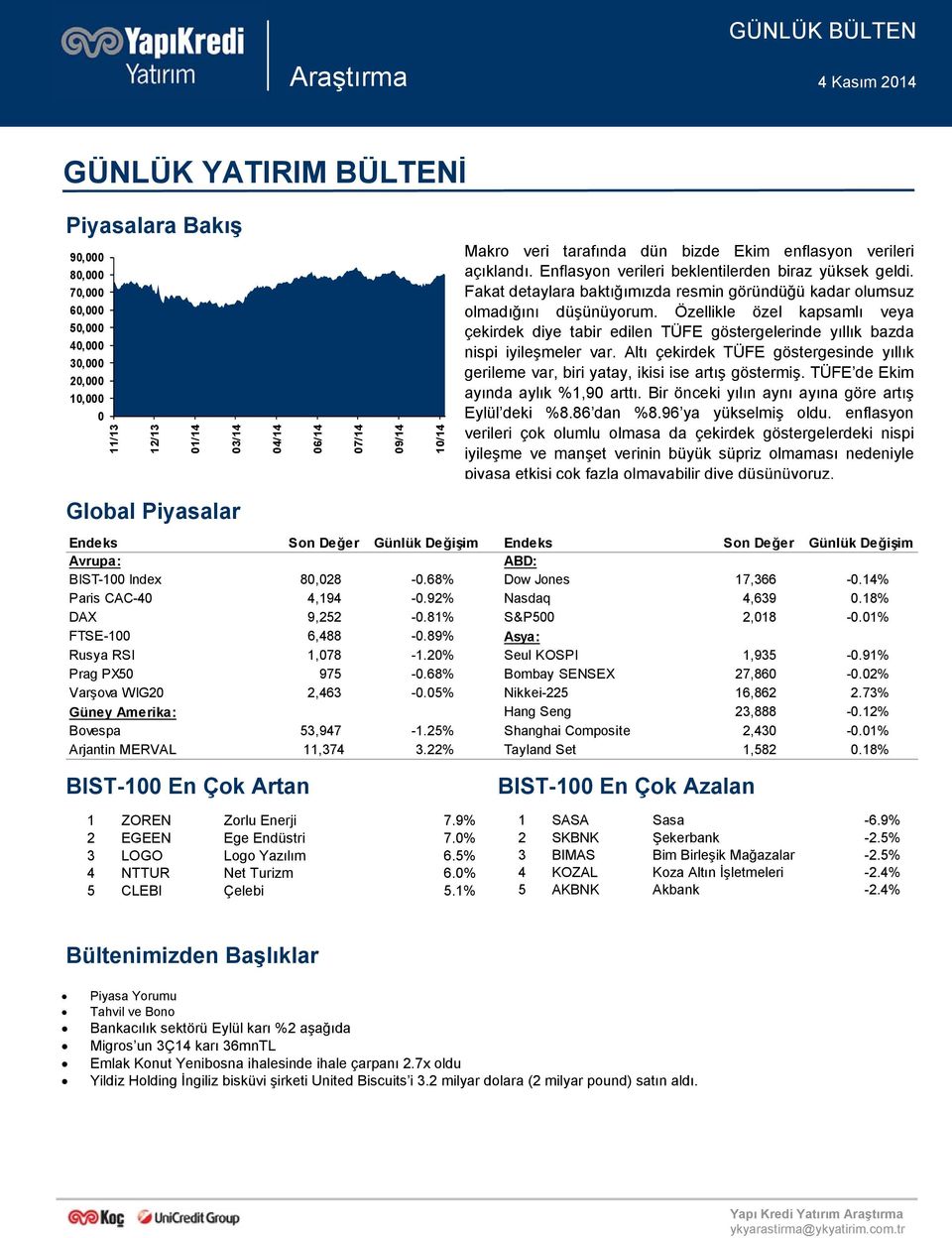 Özellikle özel kapsamlı veya çekirdek diye tabir edilen TÜFE göstergelerinde yıllık bazda nispi iyileşmeler var.