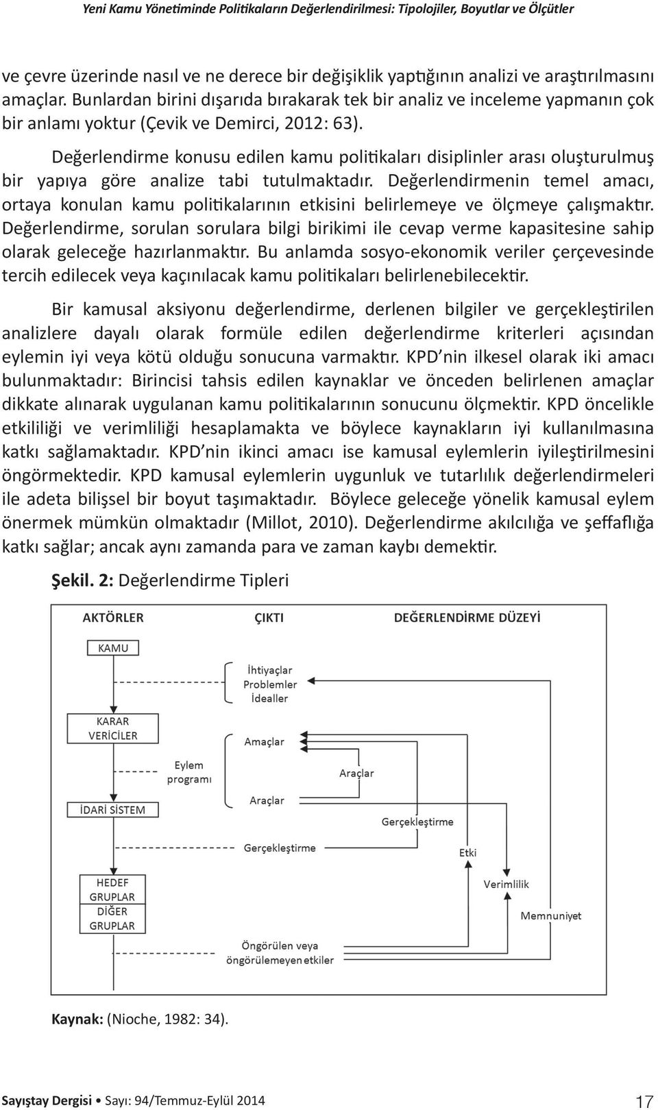 Değerlendirme konusu edilen kamu politikaları disiplinler arası oluşturulmuş bir yapıya göre analize tabi tutulmaktadır.