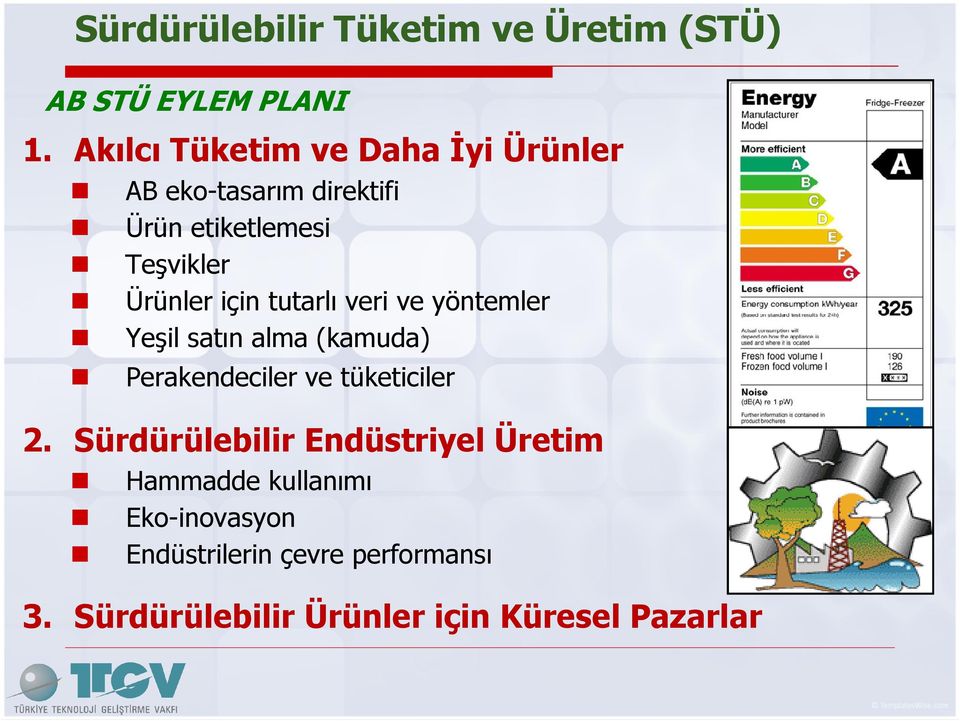 için tutarlı veri ve yöntemler Yeşil satın alma (kamuda) Perakendeciler ve tüketiciler 2.