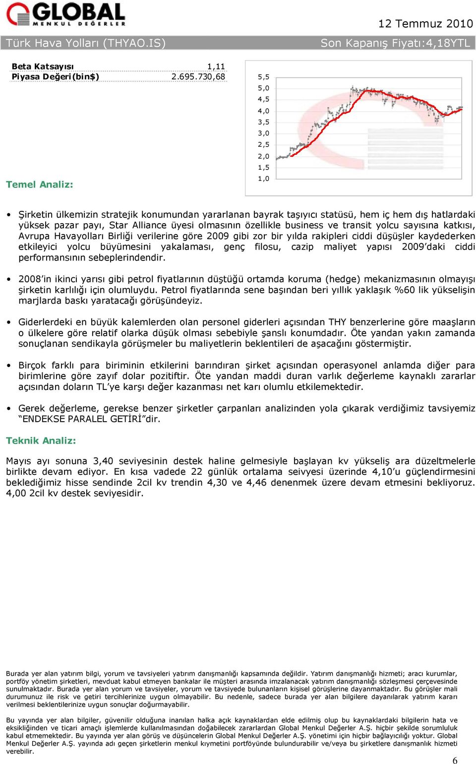 business ve transit yolcu sayısına katkısı, Avrupa Havayolları Birliği verilerine göre 2009 gibi zor bir yılda rakipleri ciddi düşüşler kaydederken etkileyici yolcu büyümesini yakalaması, genç