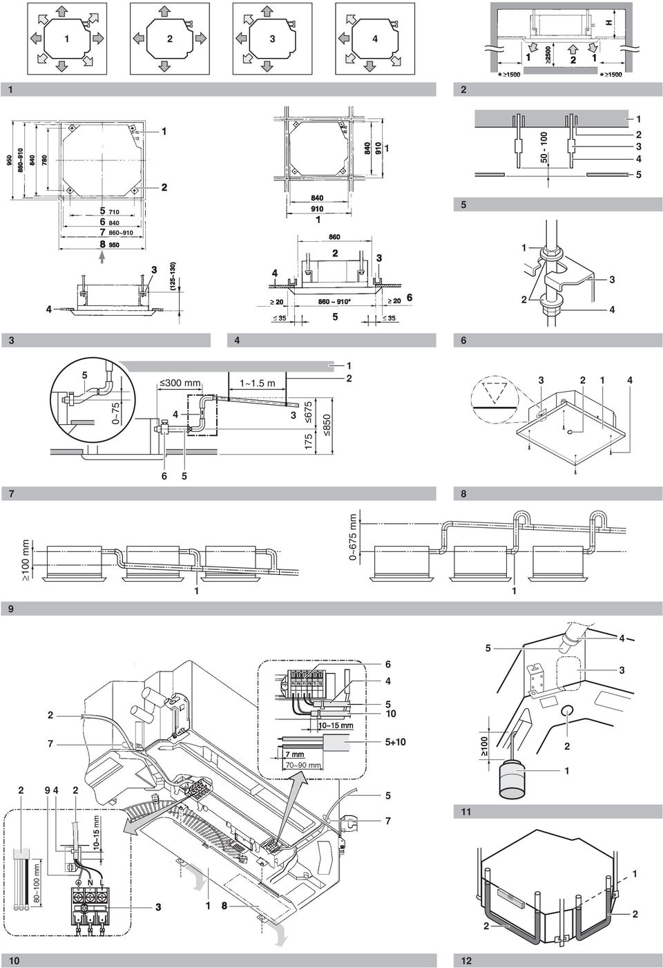 8 9 00 mm 0~7 mm 9 0 0