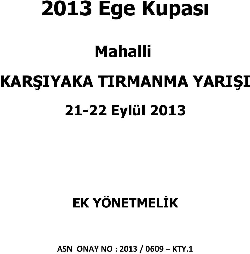 21-22 Eylül 2013 EK