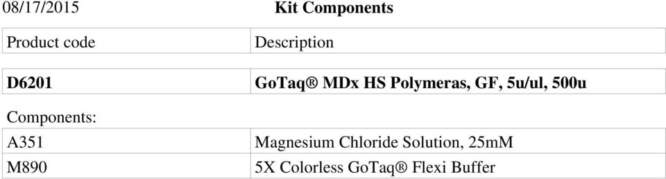 HS Polymeras, GF, 5u/ul, 500u Magnesium