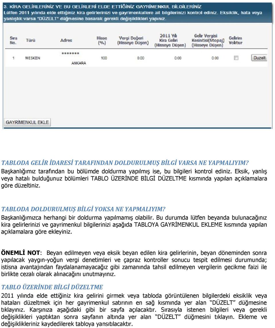 BaĢkanlığımızca herhangi bir doldurma yapılmamıģ olabilir.