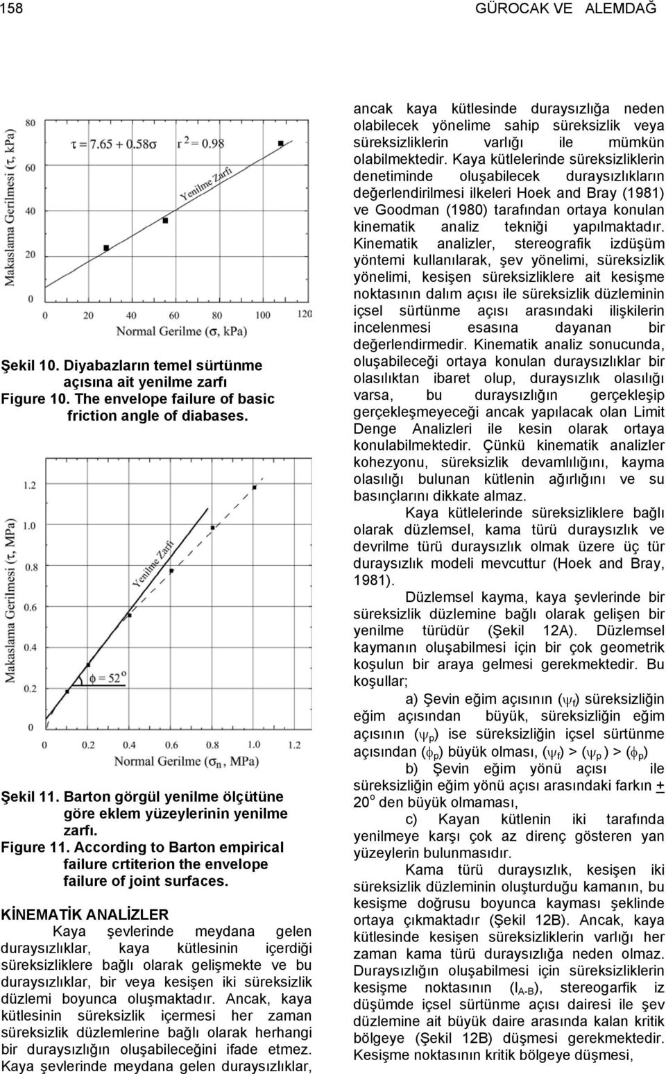 KİNEMATİK ANALİZLER Kaya şevlerinde meydana gelen duraysızlıklar, kaya kütlesinin içerdiği süreksizliklere bağlı olarak gelişmekte ve bu duraysızlıklar, bir veya kesişen iki süreksizlik düzlemi