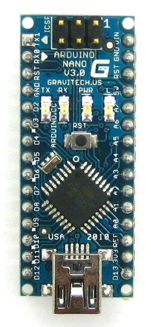 Bölüm 1: MİKRODENETLEYİCİ VE ELEMANLARI Konu 1.4: ÇEŞİTLİ ARDUINO KARTLARI Arduino Nano Arduino Nano Breadboard üzerinde kullanılmak üzere tasarlanmış bir kompakt bir karttır.