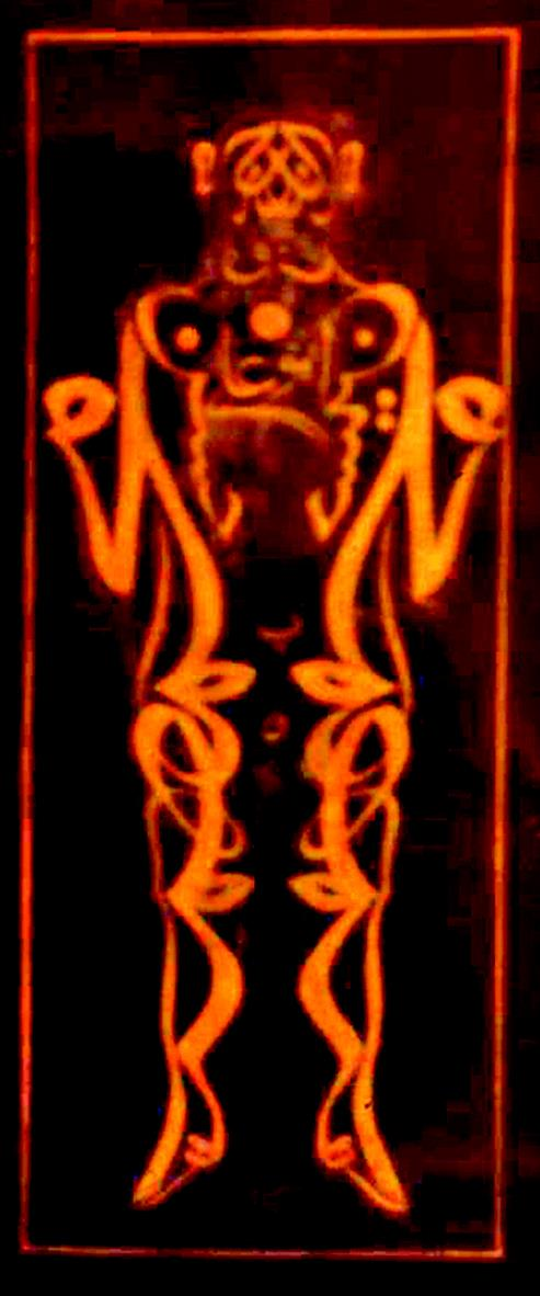 AKDENİZ SANAT DERGİSİ, 2012, Cilt 5, Sayı 10 İnsan iskeleti formunda yazı levha İstanbul Şehir Müzesi h.1125/m.1810tarihli 3954 envanter no ile kayıtlı, 18.