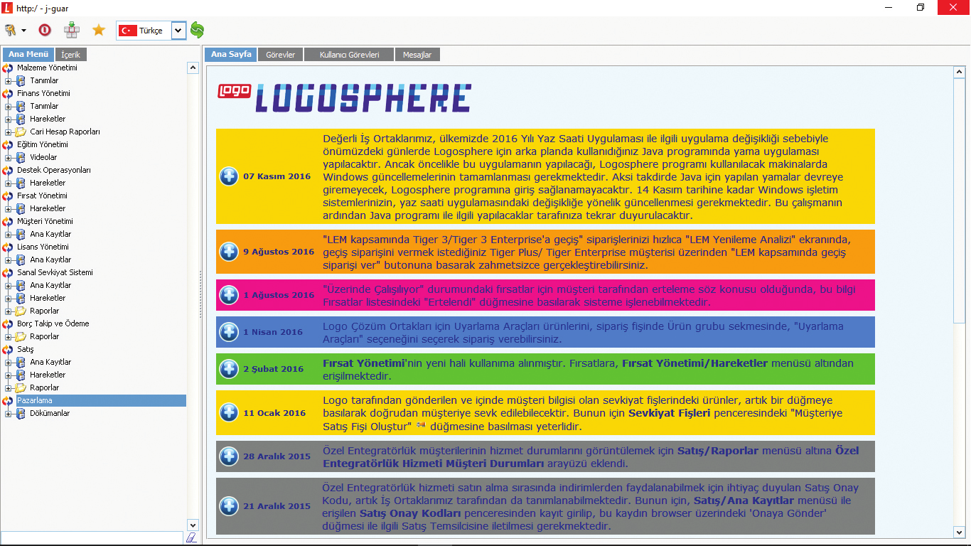 LogoSphere Logo iş ortakları tarafından, ürün siparişlerinin ve takibinin yapılmasını sağlayan online bir platformdur.