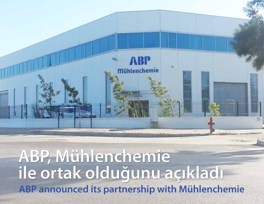 Uzun yıllardır Alman Mühlenchemie markasının Türkiye distribütörlüğünü devam ettiren ABP, yaptığı yazılı açıklamada Mühlenchemie ile ortak olduğunu duyurdu.