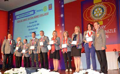 2440. bölge konferansı Rotaryenleri buluşturdu 22 - ROTARY DERGİSİ /MAYIS - HAZİRAN 2015 2440. Bölge Konferansı çeşitli etkinliklerle başarılı bir şekilde gerçekleşti.
