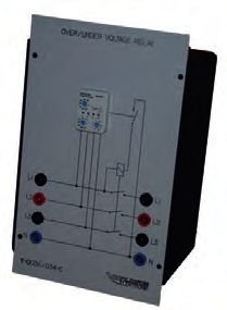 Y-0036 Elektrik Makineleri ve Kumanda Eğitim Seti Kontrol ve Kumanda Modülleri Electrical Machines and Control Training Set Control Modules Y-0036-034 Röle Modülü - 24V DC 30cm x 18cm yalıtkan