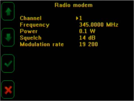 P-Easy radyo modem veri duyarlılık sınırı varsayılan olarak 120 dbm dir. İstenmeyen sinyallerin önlenmesi için kullanılabilir.