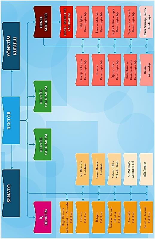 Şekil 1. Rektörlük Özel Kalem / Fakültesi / Enstitüsü / Yüksekokulu / Genel Sekreterlik Özel Kalem / Daire Başkanlığı / Organizasyon Şeması 2.