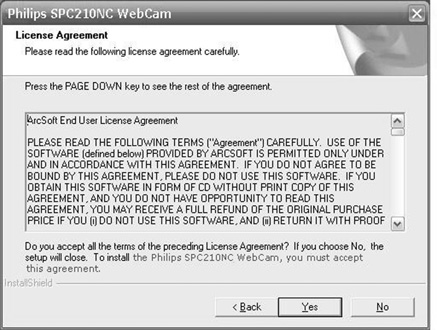 TR Kurulum Web Kamera yazılımının kurulması Birlikte verilen yazılım sadece Microsoft Windows 98SE, ME, 2000 ve XP işletim sistemlerine sahip bilgisayarlarda çalışır. Notlar!