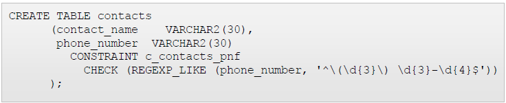 Kontrol Kısıtlamalarında Düzenli İfadeler Diğer örnek telefon numaralarını formatlarının