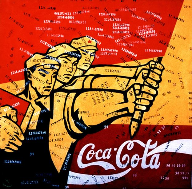 Wang GUANGYİ, Büyük Kapitalizm Serisi: Coca Cola, 1993 Gao Minglu, sanat sahnesinde ortaya çıkan eğilimleri şu şekilde ortaya koyar; 1988 de Çin de kapitalist gelişmenin hızlanmasıyla birlikte, Wang