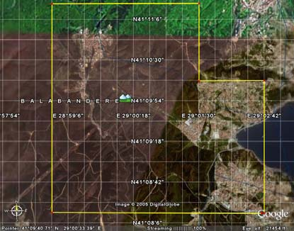 BALABANDERE VADİSİ VE YAKIN ÇEVRESİ VEJETASYON ARAŞTIRMASI Şekil 3. Araştırma Alanı Konumu Şekil 4. Araştırma Alanı Şekil 5. Fiziksel Konumu Şekil 6.