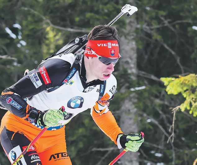 8 BIATLON pondelok 13. 2. 2017 MAJSTROVSTVÁ SVETA V BIATLONE HOCHFILZEN 8. - 19. 2. 2017 Z HOCHFILZENU od nášho redaktora IVORA LEHOŤANA Paulína predložila krásnu ospravedlnenku Stíhacie preteky žien priniesli skvelý výkon Paulíny Fialkovej, posun z 31.