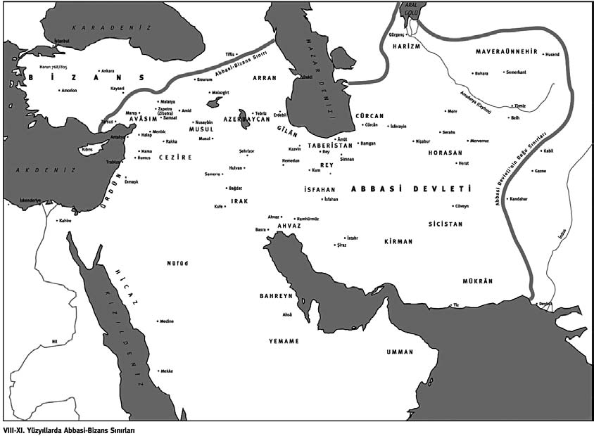 68 Bizans Tarihi Resim 3.2 Bu harita Casim Avc, slam Bizans liflkileri, stanbul 2003, s. XIV - XV ten al nm flt r.