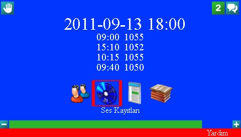 PX24n rev.6 EKRANI PX24n rev.6 santralının ekranı 4.3'' genişliğinde olup 480 x 272 piksel sayısına sahiptir.