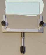 11. Opsiyonel aksesuarlar 70 mm Kesim plakası sistemi Kaydırmaz plaka (cam parça ile) Çeşitli mesafe parçaları ile birlikte temin edilebilir: 70 mm - 50 µm, Kesme kalınlığı: < 4 µm 70 mm -100 µm,