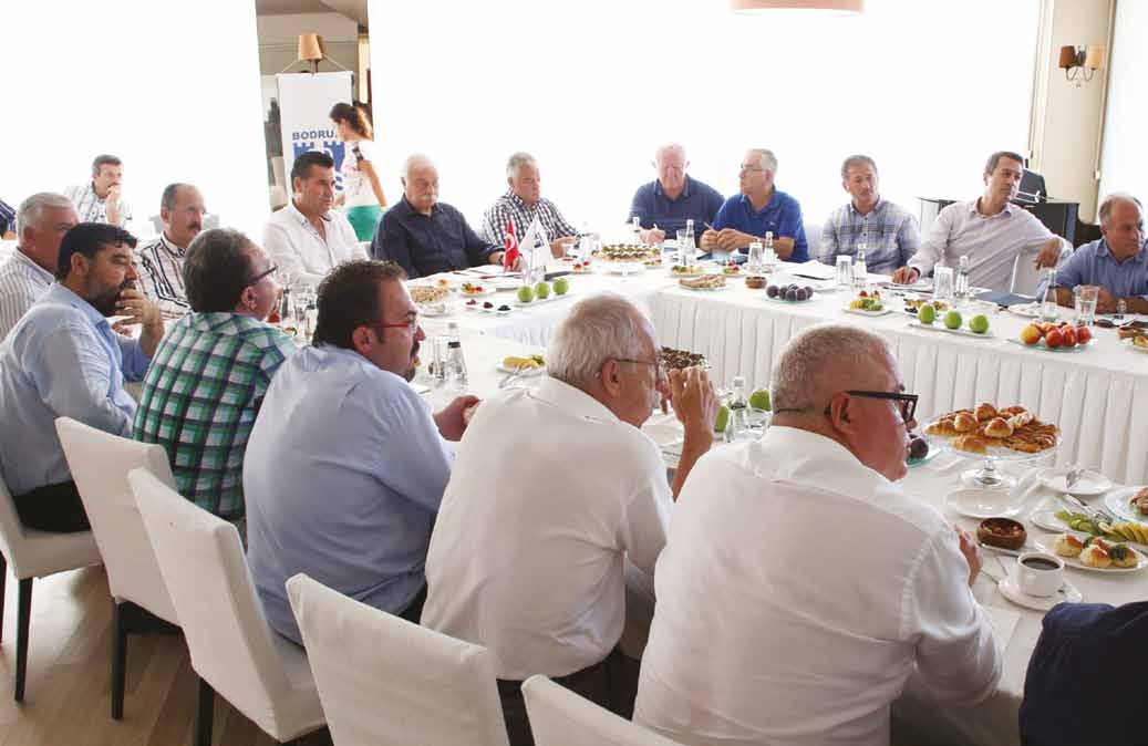 Başkanların üçüncü durağı Bodrum oldu Bodrum, Marmaris ve Fethiye Turizm Koordinasyon Toplantıları nın üçüncüsü Bodrum da gerçekleştirildi.