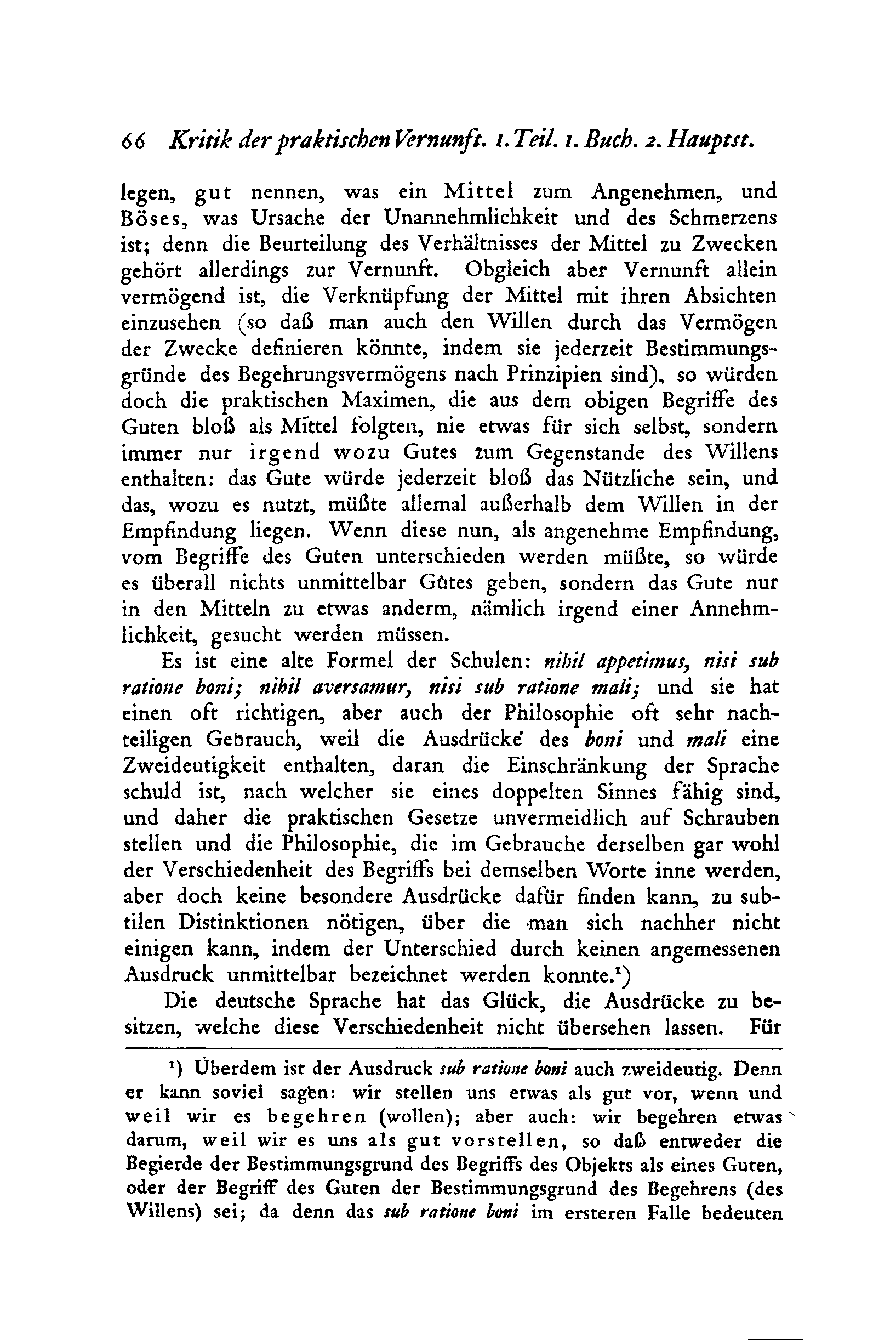 5> o Kritik der praktischen Vernunft. ı. Teil. ı. Buch. 2. Hauptst.