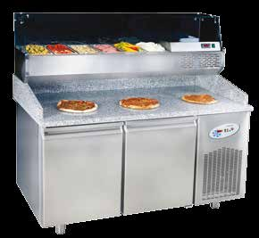 Pizza Buzdolapları Pizza Refrigerators Ölçü Detayları Dimension Details PZT 155-H DSP 155-H Teşhir ünitesi (DSP) ve pizza