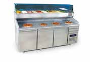 Pizza Series PZT 215-3D-T DSP-215-T Seçenekler / Options Plastik 40x60 Tepsi Plastic 40x60 Trays 20 H HACCP Dijital HACCP Digital 70 Dijital Koruma Plastiği Digital Cover 20 Tekerlek Wheels 65