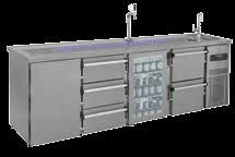 Çekmece Seçenekleri / Drawer Options Professional Line Series Cam Kapı - Glass Door 200 1/3 Çekmece - 1/3 Drawers 1/2 Çekmece - 1/2 Drawers 950 700 BBN4-5D-1G-M-B-K-T Seçenekler / Options Raf-Shelf