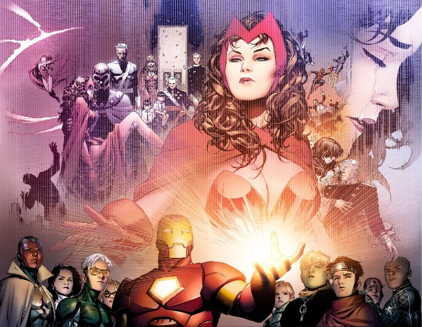 Avengers Disassembled - 2 İşin kaynağının Scarlet Witch in sihirli güçlerinin olduğunu ortaya çıkaran Dr.