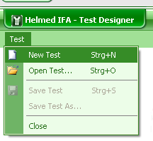 Test Tasarımcı Ana Ekranın üst kısmında Test seçeneğini seçin. Yeni bir test oluşturmak için aşağıya açılan menüden Yeni yi seçin. Test Tasarımcıda listelenen iki bilgi alanı vardır: 5.1 Test Bilgisi.