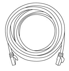 RJ45 Ethernet kablosu - Erişim anahtarı kartı Ü st Panel LED Durumu