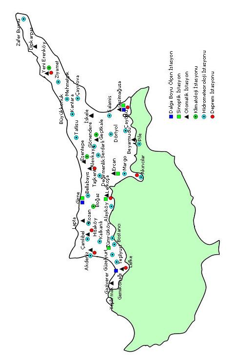 Harita 1 KKTC Meteroloji