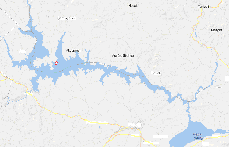 Levent ÇILĞIN, Önder AKSU 5 Şekil 1. Çalışmanın yapıldığı Keban Baraj Gölü nün Tunceli İl sınırları içerisinde kalan 4.